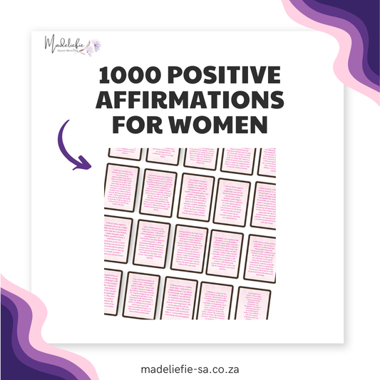 1000 Positive Affirmations For Women