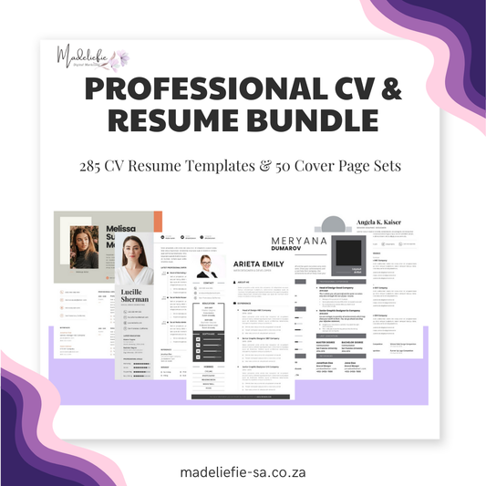 Professional CV & Resume Bundle