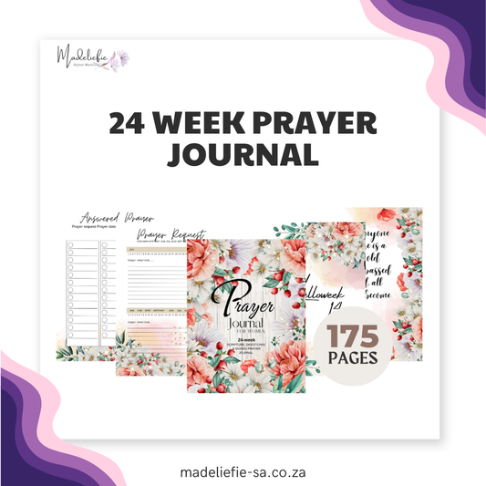 24 Week Prayer Journal