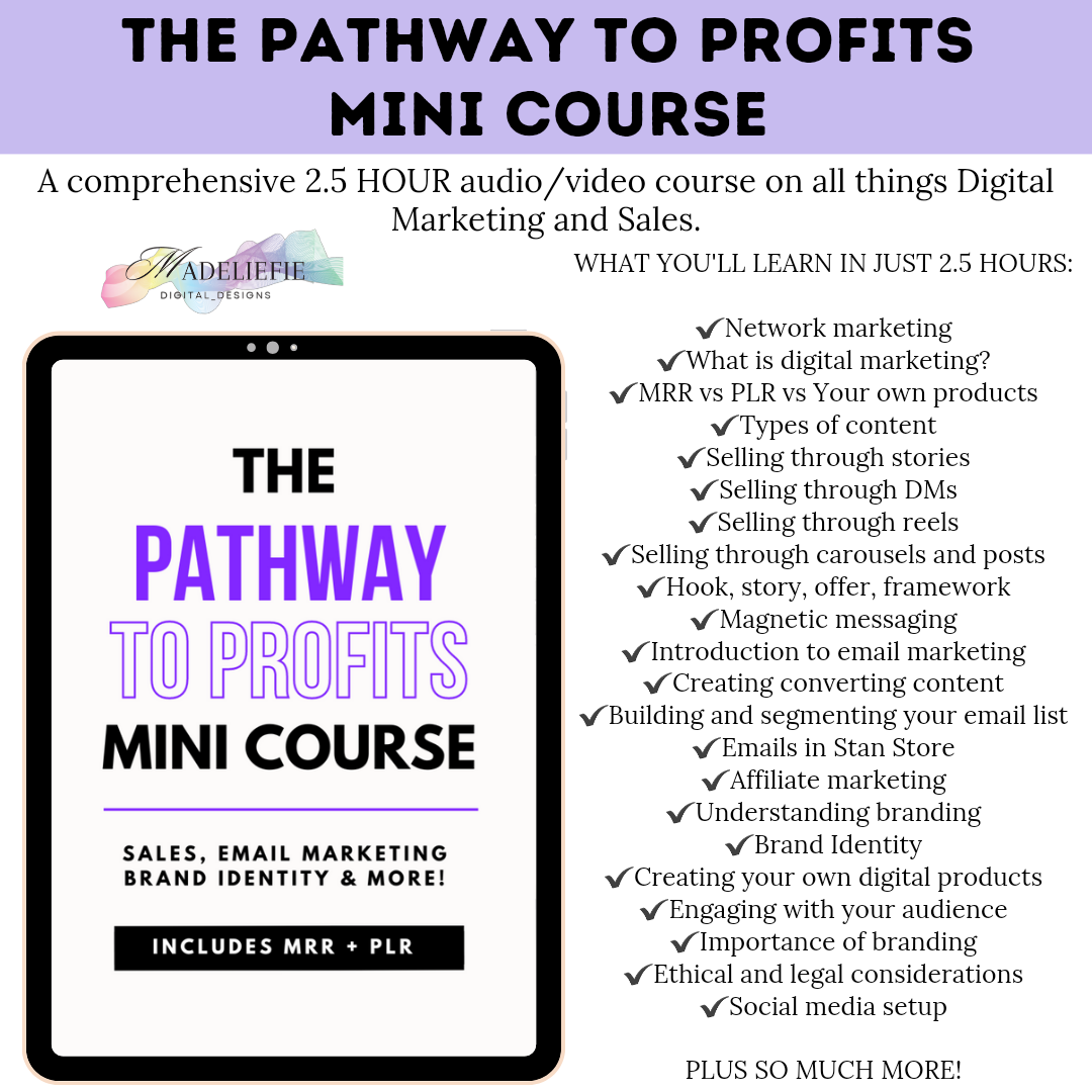 The Pathway to Profits Mini Course